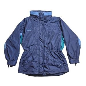 Columbia 2 in 1 Women's Winter Jacket Size Large Blue